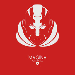 Свитшот хлопковый мужской Anti-Mage из Доты 2 Magina, цвет: красный — фото 2