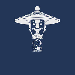 Свитшот хлопковый мужской Storm Spirit из Доты 2, цвет: тёмно-синий — фото 2