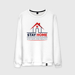 Мужской свитшот Stay Home