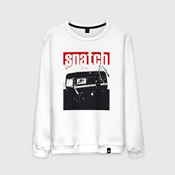 Свитшот хлопковый мужской Большой куш Гай Ричи, цвет: белый