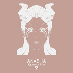 Свитшот хлопковый мужской Акаша из Доты 2, цвет: пыльно-розовый — фото 2