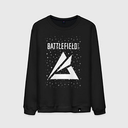 Свитшот хлопковый мужской Battlefield Portal - Stars, цвет: черный