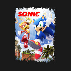 Свитшот хлопковый мужской SONIC СОНИК Z, цвет: черный — фото 2