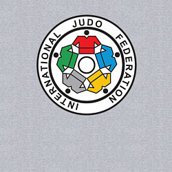 Свитшот хлопковый мужской Judo Federation, цвет: меланж — фото 2