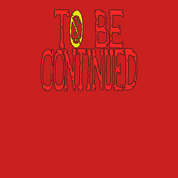 Свитшот хлопковый мужской TO BE CONTINUED, цвет: красный — фото 2