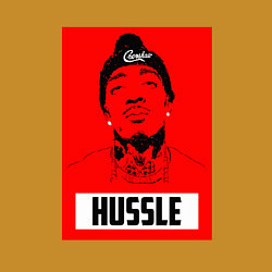 Свитшот хлопковый мужской Red Hussle, цвет: горчичный — фото 2