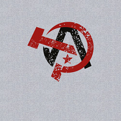 Свитшот хлопковый мужской АНАРХИЯ ANARCHY Z, цвет: меланж — фото 2