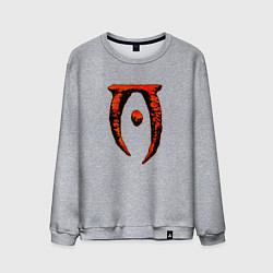 Свитшот хлопковый мужской Oblivion, цвет: меланж