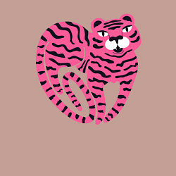 Свитшот хлопковый мужской Pink Tiger, цвет: пыльно-розовый — фото 2