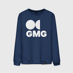 Свитшот хлопковый мужской GMG, цвет: тёмно-синий
