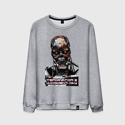 Свитшот хлопковый мужской Terminator T-800, цвет: меланж