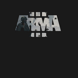 Свитшот хлопковый мужской ARMA III, цвет: черный — фото 2