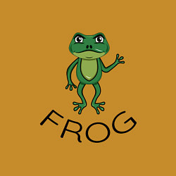 Свитшот хлопковый мужской Frog green, цвет: горчичный — фото 2