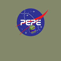 Свитшот хлопковый мужской Pepe Pepe space Nasa, цвет: авокадо — фото 2