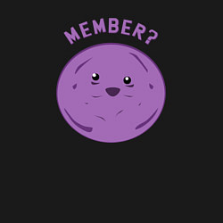 Свитшот хлопковый мужской А ты помнишь? Ягодки - вспоминашки Южный парк, цвет: черный — фото 2