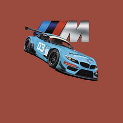 Свитшот хлопковый мужской BMW M Performance Motorsport, цвет: кирпичный — фото 2