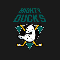 Свитшот хлопковый мужской Анахайм Дакс, Mighty Ducks, цвет: черный — фото 2