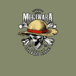 Свитшот хлопковый мужской MUGIWARA ONE PIECE ВАН ПИС, цвет: авокадо — фото 2