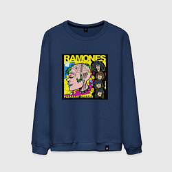 Свитшот хлопковый мужской Art Ramones, цвет: тёмно-синий