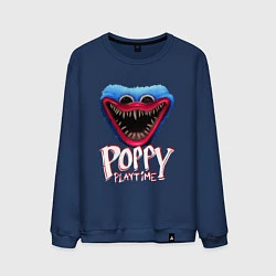 Свитшот хлопковый мужской Poppy Playtime: Monster, цвет: тёмно-синий
