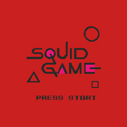 Свитшот хлопковый мужской Squid Game - Press Start, цвет: красный — фото 2