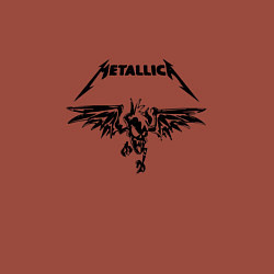 Свитшот хлопковый мужской Металика Metallica, цвет: кирпичный — фото 2