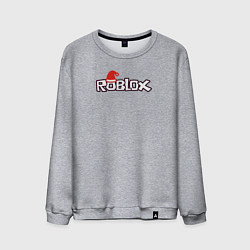 Свитшот хлопковый мужской Logo RobloX, цвет: меланж