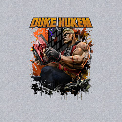 Свитшот хлопковый мужской GYM BOY DUKE NUKEM, цвет: меланж — фото 2