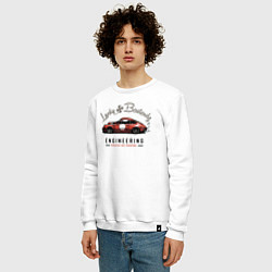 Свитшот хлопковый мужской Porsche Lucky Bastardz, цвет: белый — фото 2