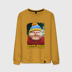 Свитшот хлопковый мужской Eric Cartman 3D South Park, цвет: горчичный