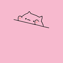 Свитшот хлопковый мужской Котик внутри тебя, цвет: светло-розовый — фото 2