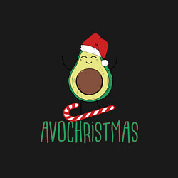 Свитшот хлопковый мужской AVOCHRISTMAS AVOCADO, цвет: черный — фото 2