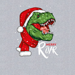 Свитшот хлопковый мужской T-rex Merry Roar, цвет: меланж — фото 2