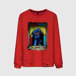 Свитшот хлопковый мужской ХАГИ ВАГИ, Я ТЕБЯ ПОЙМАЮ, цвет: красный