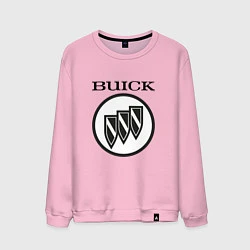 Свитшот хлопковый мужской Buick Black and White Logo, цвет: светло-розовый