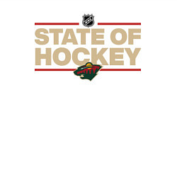 Свитшот хлопковый мужской Minnesota Wild NHL Миннесота Уайлд НХЛ, цвет: белый — фото 2
