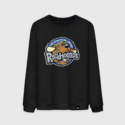 Свитшот хлопковый мужской Midland Rockhounds - baseball team, цвет: черный