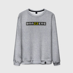 Свитшот хлопковый мужской Brazzers, цвет: меланж