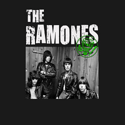 Свитшот хлопковый мужской The Ramones Рамоунз, цвет: черный — фото 2