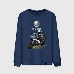 Мужской свитшот YAMAHA - legendary racing team!