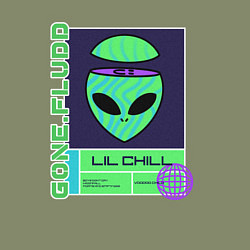 Свитшот хлопковый мужской GONE FLUDD UFO, цвет: авокадо — фото 2