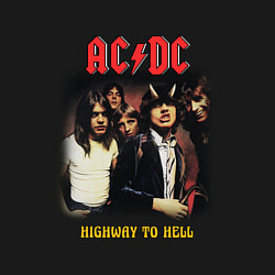 Свитшот хлопковый мужской ACDC Highway to Hell, цвет: черный — фото 2