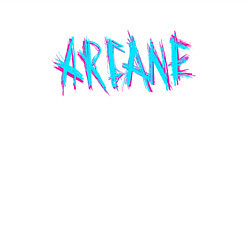 Свитшот хлопковый мужской ARCANE LEAGUE OF LEGENDS NEON LOGO, цвет: белый — фото 2