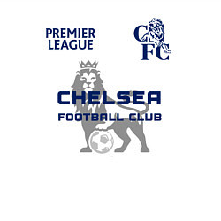 Свитшот хлопковый мужской CHELSEA F C ЧЕЛСИ Ф К, цвет: белый — фото 2