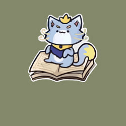 Свитшот хлопковый мужской The Magical Cat Yuumi, цвет: авокадо — фото 2