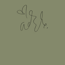 Свитшот хлопковый мужской Adele - Автограф, цвет: авокадо — фото 2