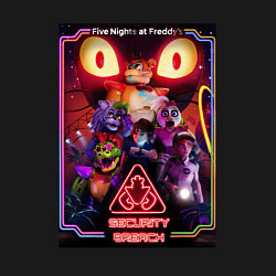 Свитшот хлопковый мужской Five Nights at Freddys 5 poster, цвет: черный — фото 2