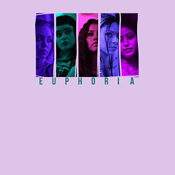 Свитшот хлопковый мужской Euphoria girls, цвет: лаванда — фото 2