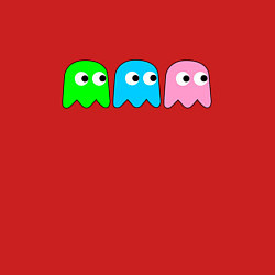Свитшот хлопковый мужской Pac man - play Для двоих, цвет: красный — фото 2