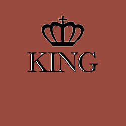 Свитшот хлопковый мужской KING Парные Король, цвет: кирпичный — фото 2